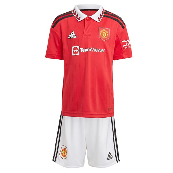 Camiseta Manchester United Replica Primera Ropa Niño 2022/23